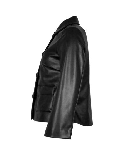 Garconne Jacke Vegan Leather Black