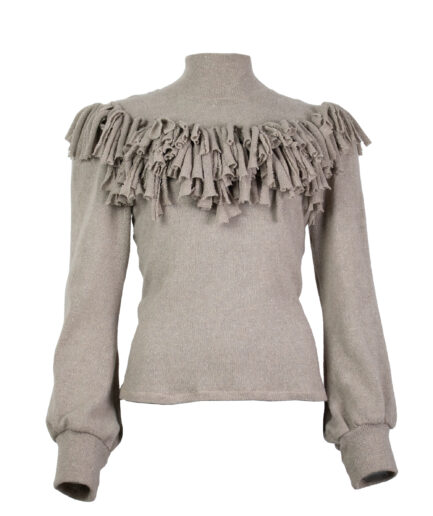 Turtleneck Pullover Fringe